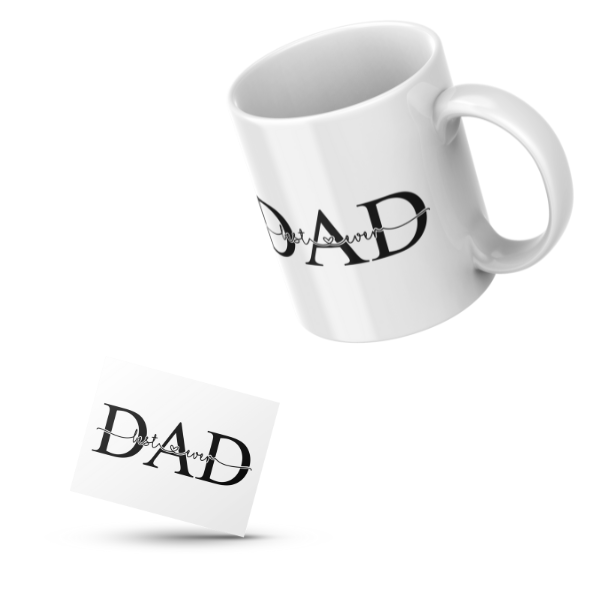 Dad Best Ever Coffee Cup and Coaster Set