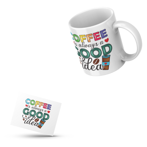 Coffee Is Always A Good Idea Coffee Cup and Coaster Set