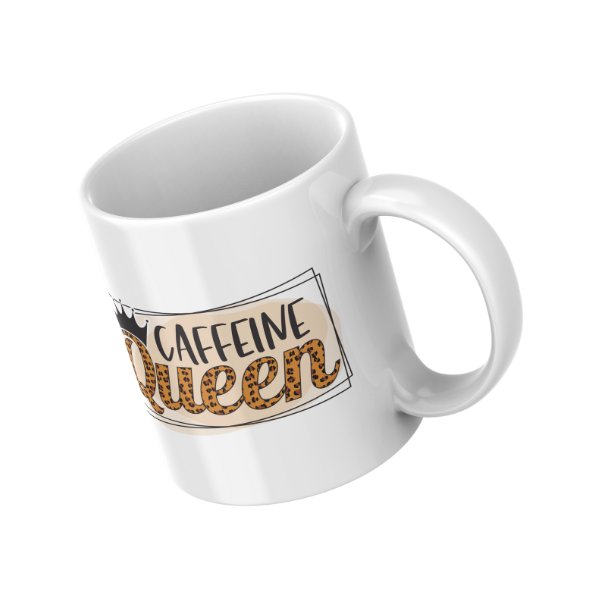 Caffeine Queen Coffee Cup and Coaster Set