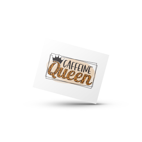 Caffeine Queen Coffee Cup and Coaster Set