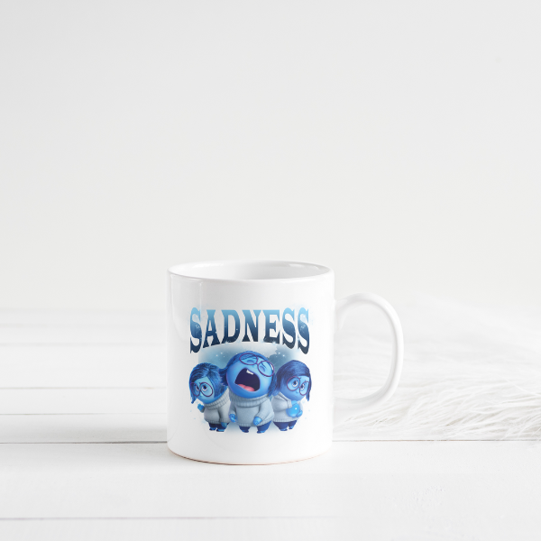 Sadness Themed Coffee Cup