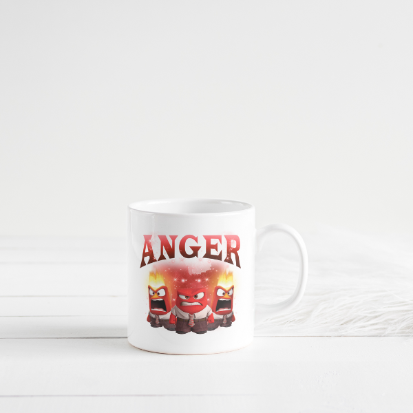 Anger Themed Coffee Cup