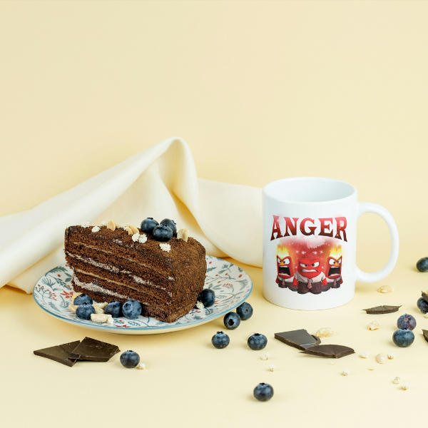 Anger Themed Coffee Cup