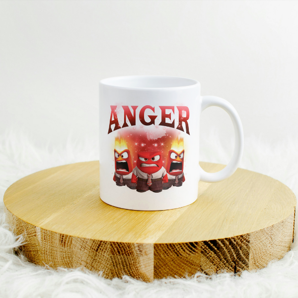 Anger Themed Coffee Cup