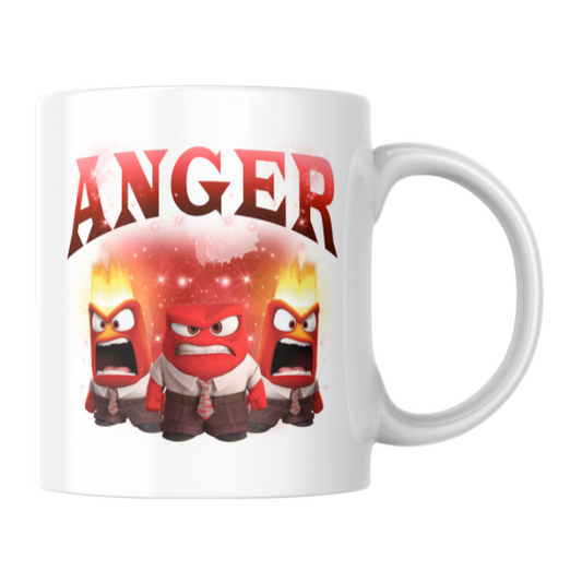 Anger Themed Coffee Cup