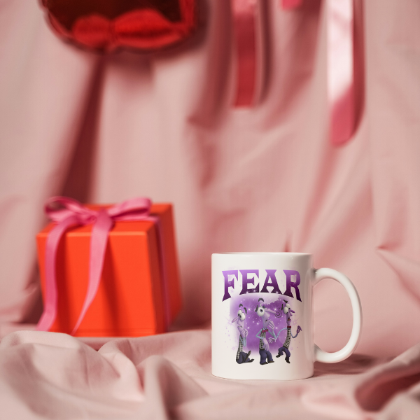 Fear Themed Coffee Cup