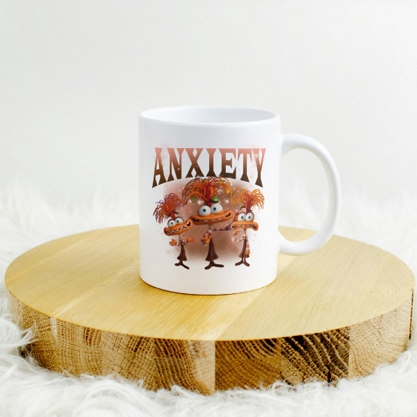 Anxiety Themed Coffee Cup