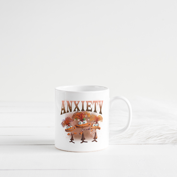 Anxiety Themed Coffee Cup