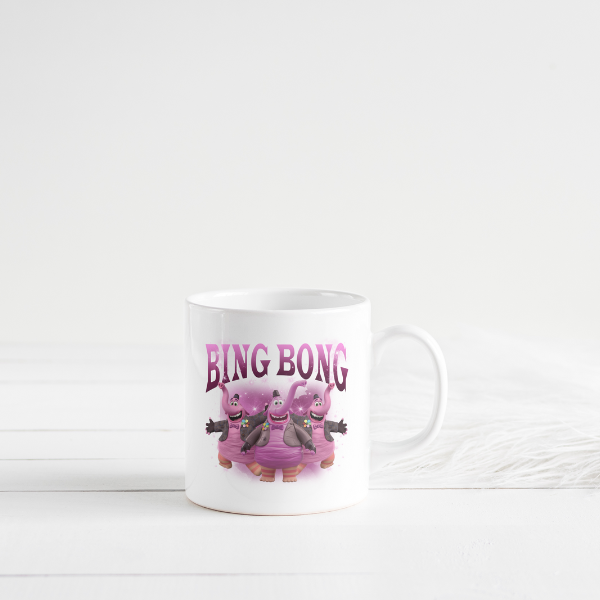 Bing Bong Themed Coffee Cup