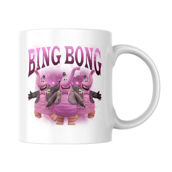 Bing Bong Themed Coffee Cup and Coaster Set