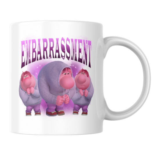 Embarrassment Themed Coffee Cup