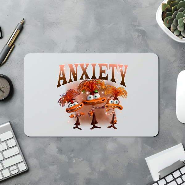 Anxiety Themed Mouse Pad