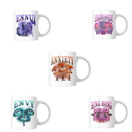 Inside Out Emotions Coffee Cup Set