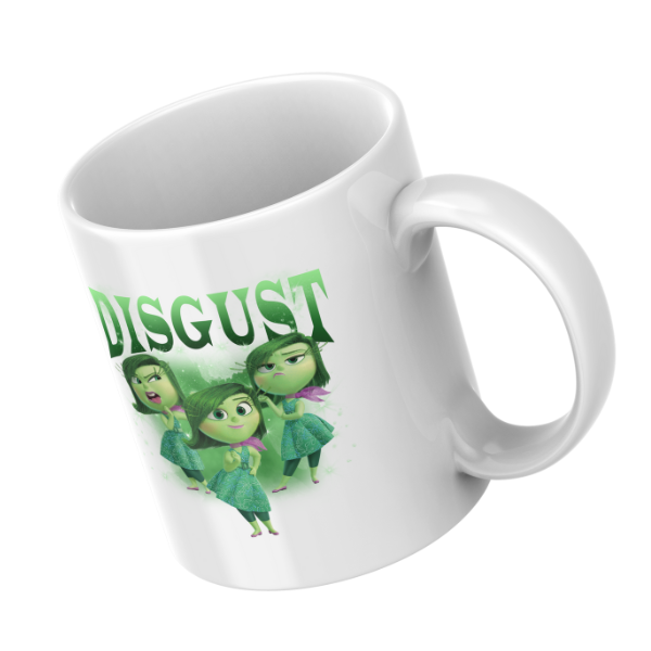 Disgust Themed Coffee Cup and Coaster Set