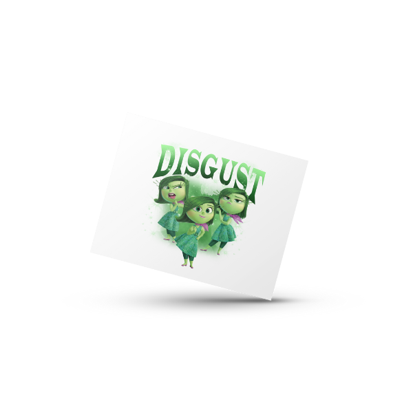 Disgust Themed Coffee Cup and Coaster Set