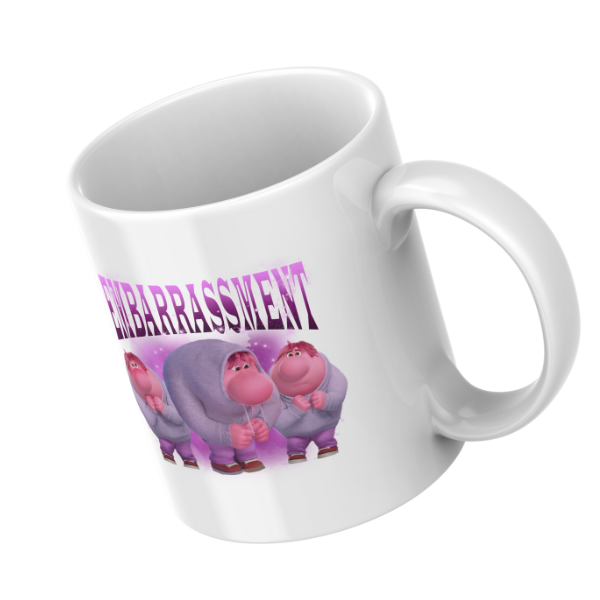 Embarrassment Themed Coffee Cup and Coaster Set