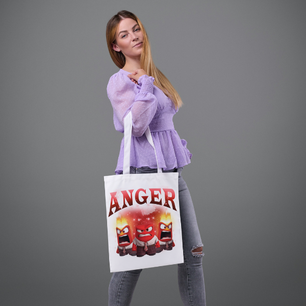 Anger Themed Shopping Bag