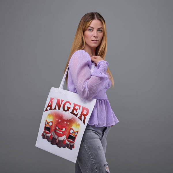 Anger Themed Shopping Bag