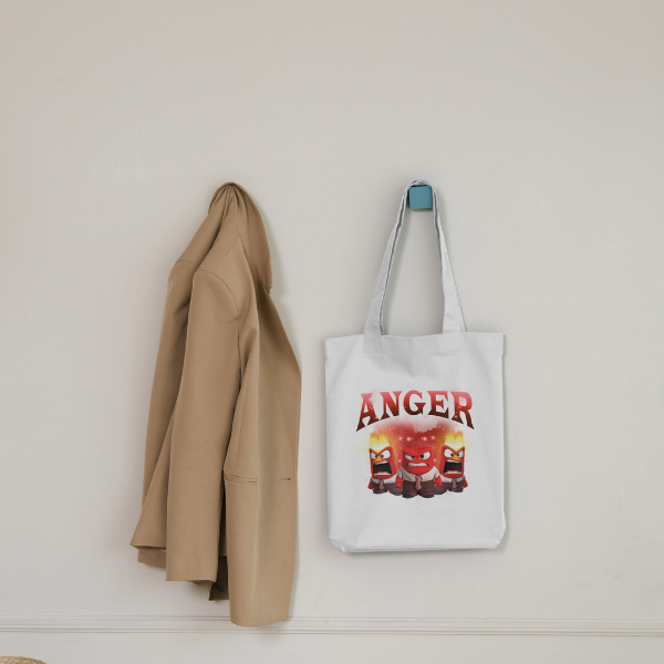 Anger Themed Shopping Bag