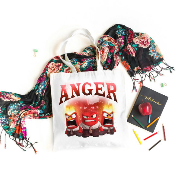 Anger Themed Shopping Bag