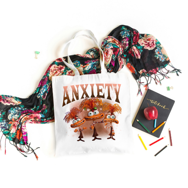 Anxiety Themed Shopping Bag