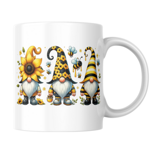 Bumble Bee Gnome Coffee Cup