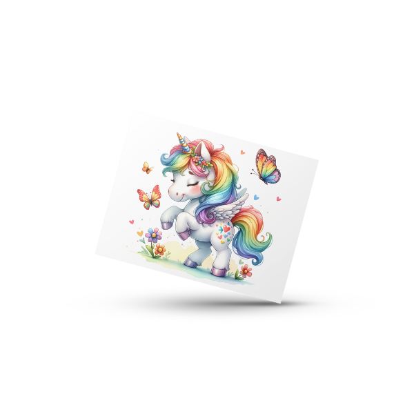 Cute Unicorn Coffee Cup and Coaster Set