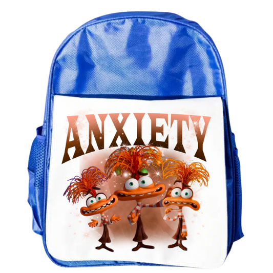 Anxiety Themed Junior and Senior Size Backpacks