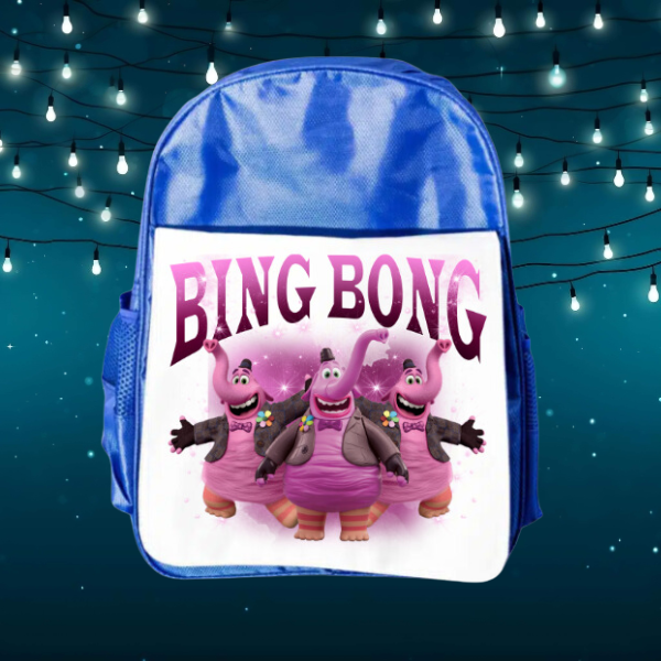 Bing Bong Themed Junior and Senior Size Backpacks