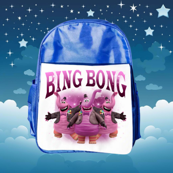 Bing Bong Themed Junior and Senior Size Backpacks