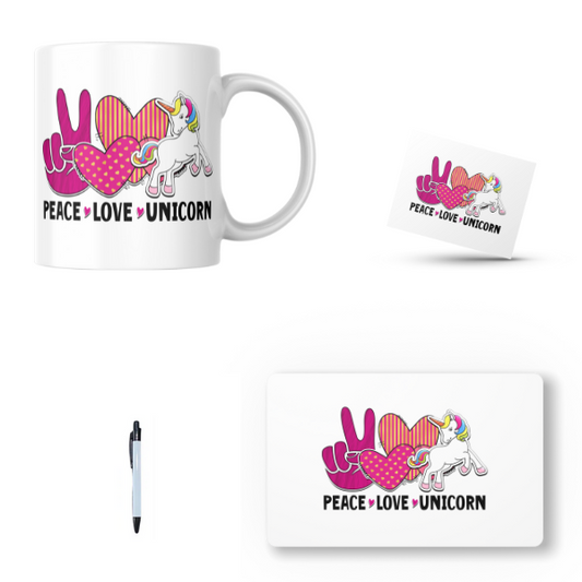 Peace Love Unicorn Gift Set