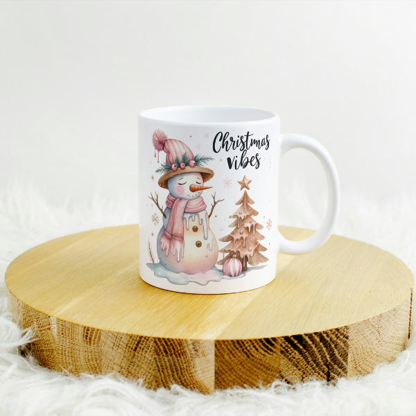 Christmas Vibes Coffee Cup