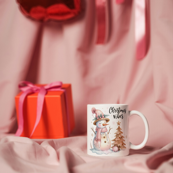 Christmas Vibes Coffee Cup