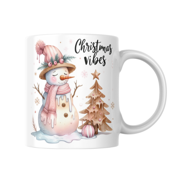 Christmas Vibes Coffee Cup