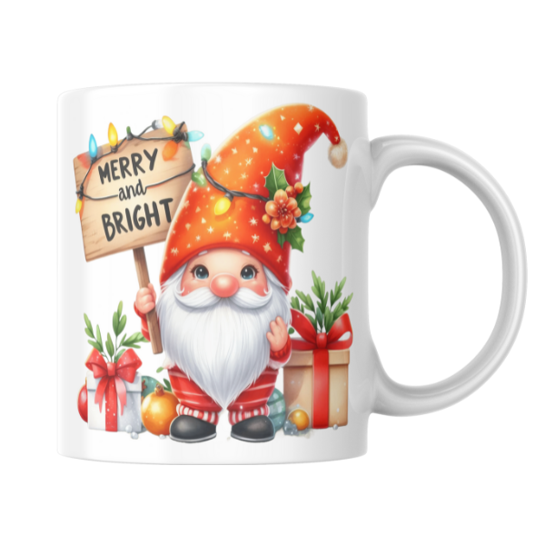 Gnome Merry and Bright Coffee Cup