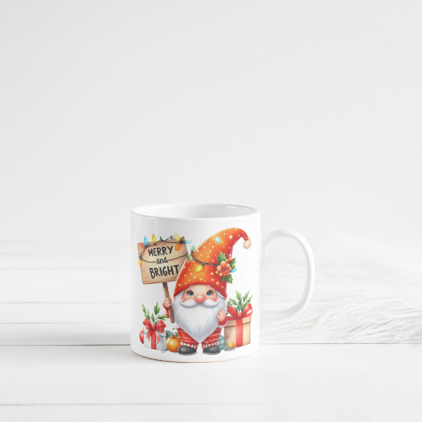 Gnome Merry and Bright Coffee Cup