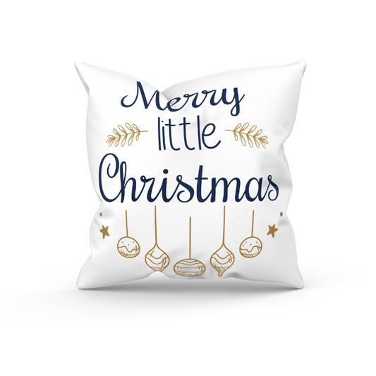 Merry Little Christmas Throw Pillow