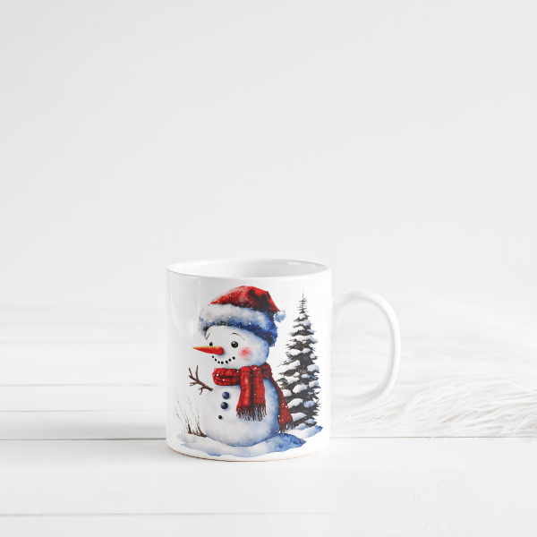 Christmas Snowman Coffee Cup