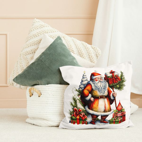 Christmas Father Throw Pillow