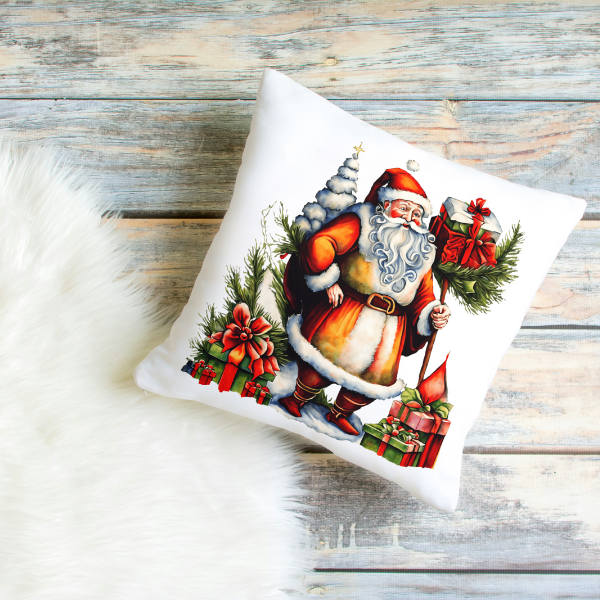 Christmas Father Throw Pillow