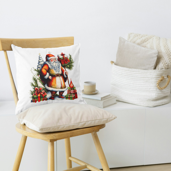 Christmas Father Throw Pillow