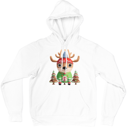 Reindeer And Christmas Trees Hoodie