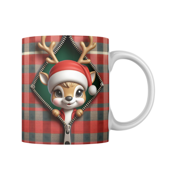 Reindeer Coffee Cup