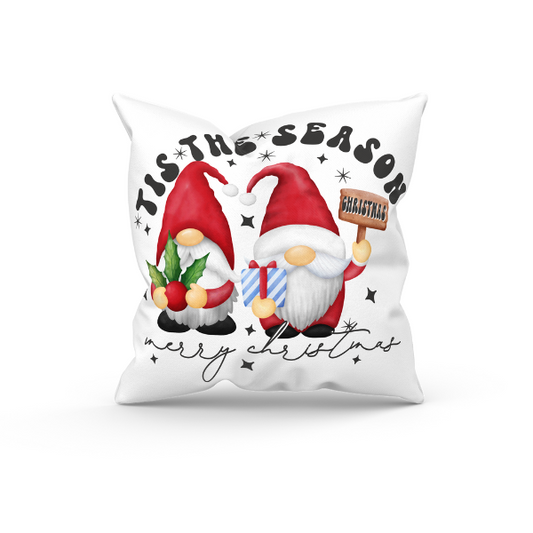 Gnomes This Is The Season Merry Christmas Throw Pillow