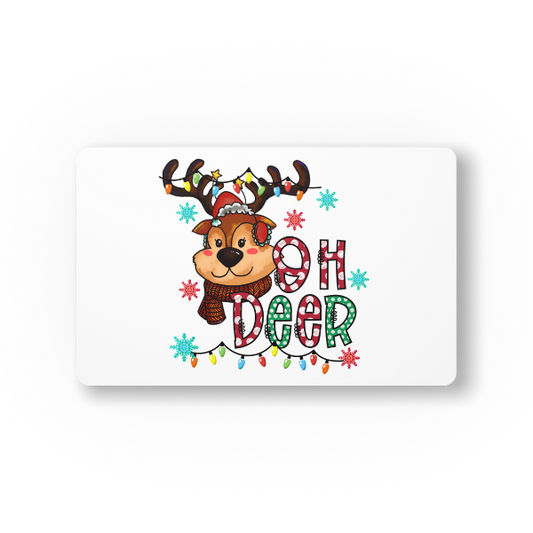 Oh Deer Christmas Mouse Pad