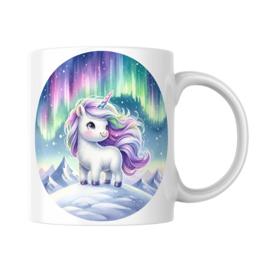 Snow Unicorn Coffee Cup