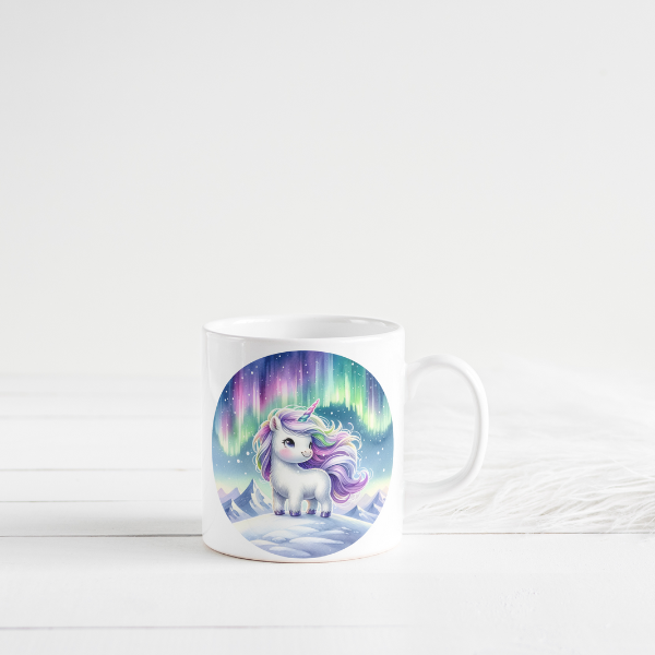 Snow Unicorn Coffee Cup