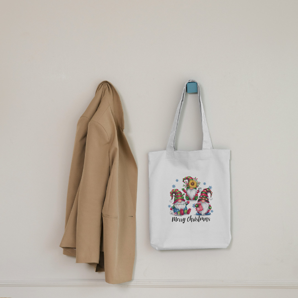 Gnomes Merry Christmas Shopping Bag