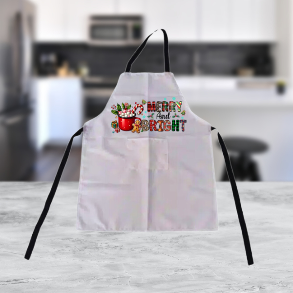 Merry And Bright Short and Long Apron