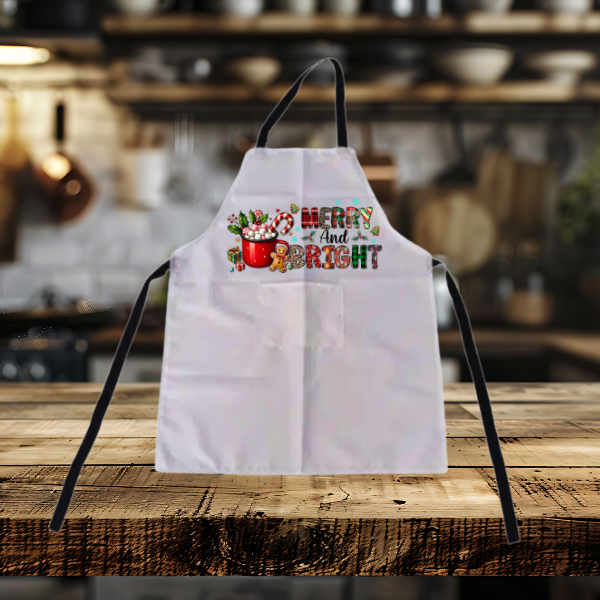 Merry And Bright Short and Long Apron